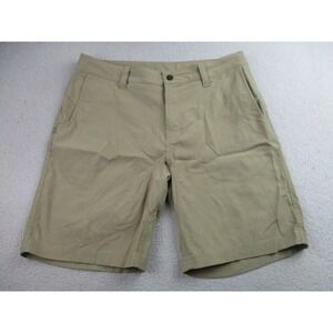 STIO Chino Shorts Mens Size 34 Khaki Lightweight Golf Hiking Performance Outdoor